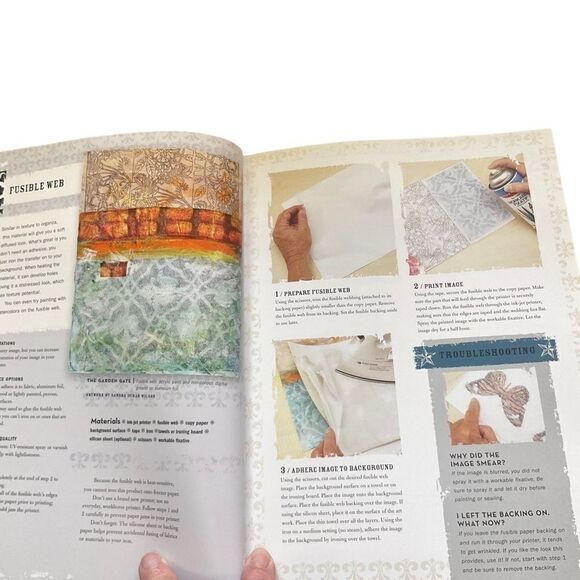 IMAGE Transfer Workshop Mixed Media Techniques Book - Picture 6 of 16